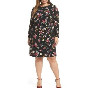 Eliza J I Dresses | Eliza J Long Sleeve
Floral Print Dress Plus Size 20 W